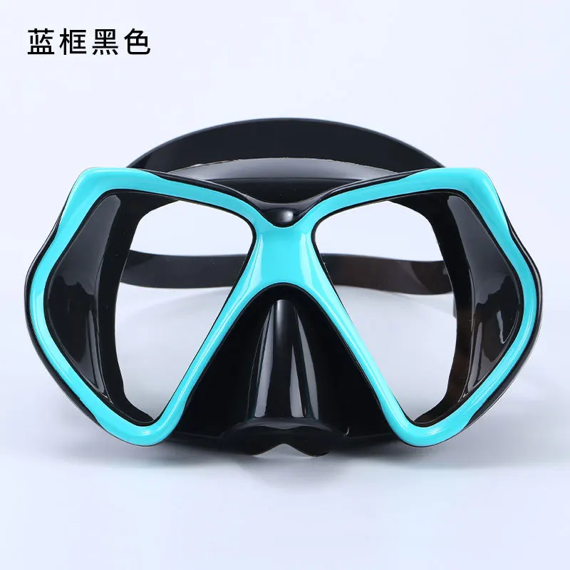 Deep-Sea Diving Translucent Freediving Mask Water Sports Large Frame Large Field Of View High-Definition Diving Goggles