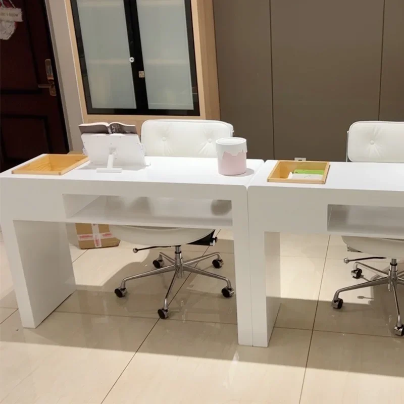 Mesa portátil para manicura, mueble De estética para salón De belleza, suministros De recepción