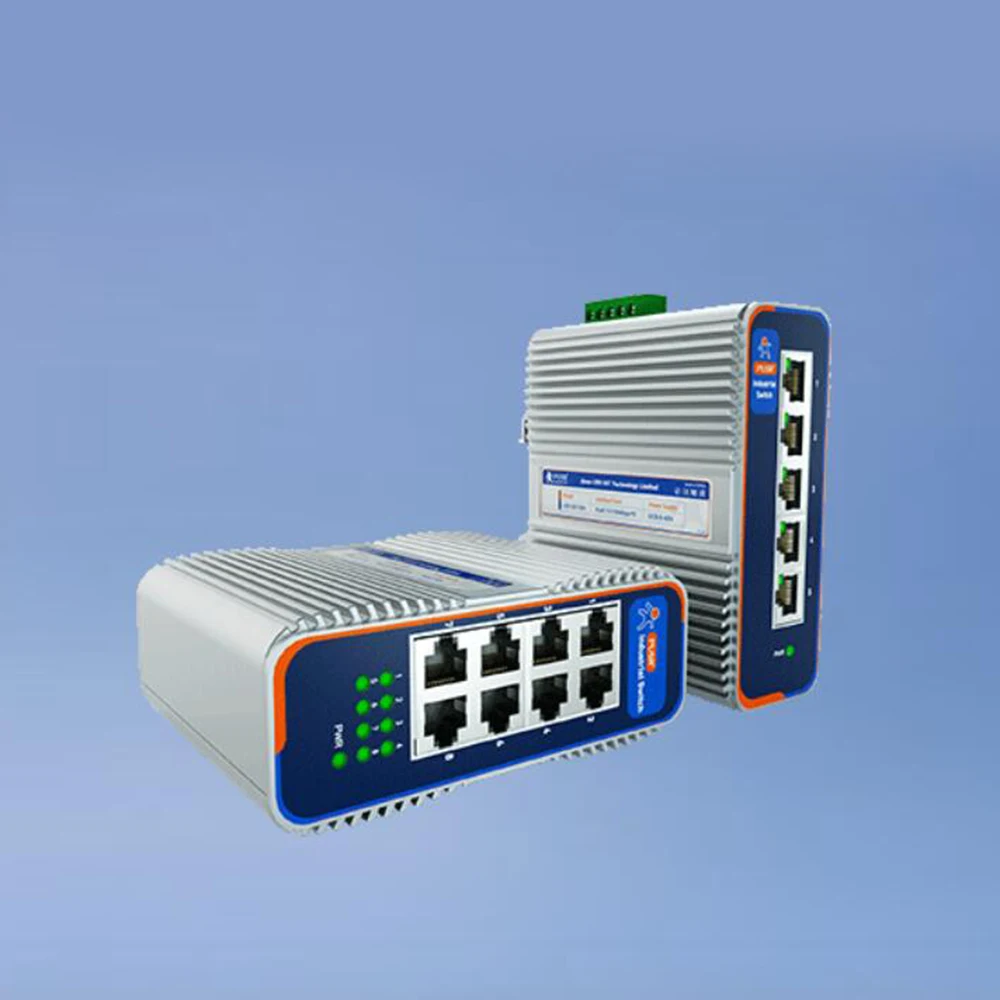 Aluminum Housing DIN-Rail Gigabit Industrial Ethernet Switch USR-ISG1005/ISG1008/ISF1005/ISF1008 Full Range of EMC Level3