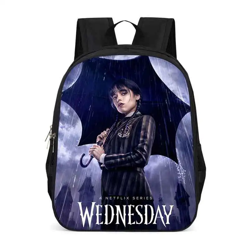 Wednesday Addams and Enid Children School Bags Gothic Girls Nevermore Academy Kids Backpack Book Bag Student Schoolbags Mochilas