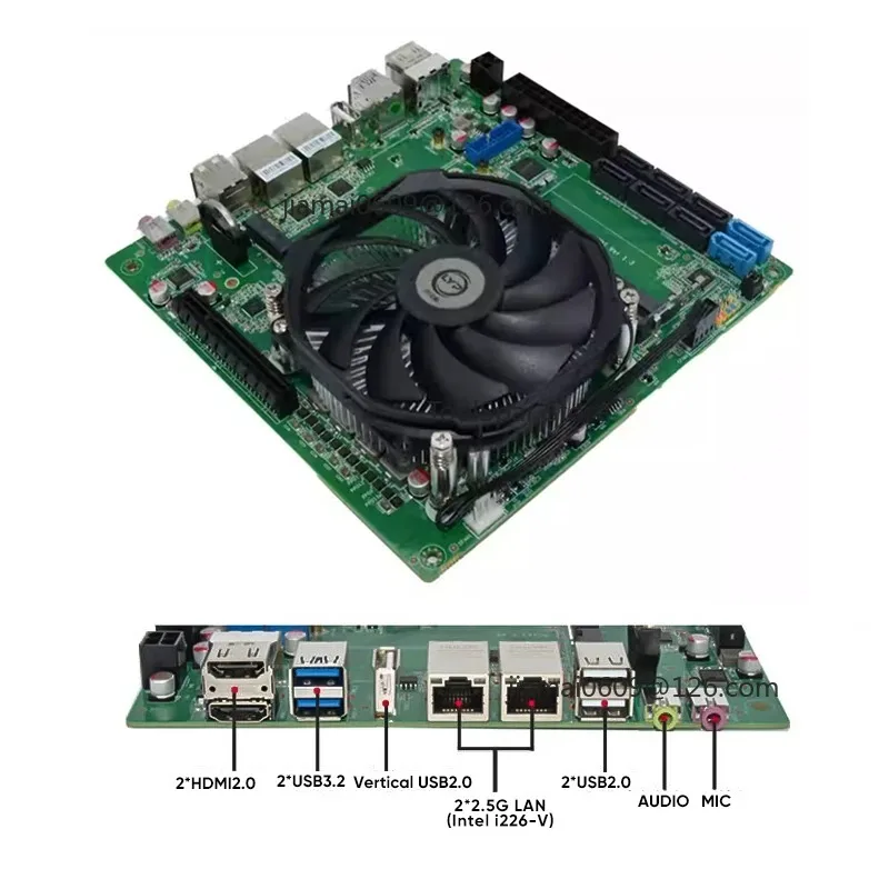 N21 11-Bay ITX NAS Motherboard, AMD Ryzen 5900HX/5825U/5600U 3NVMe 8SATA 2.5G LAN