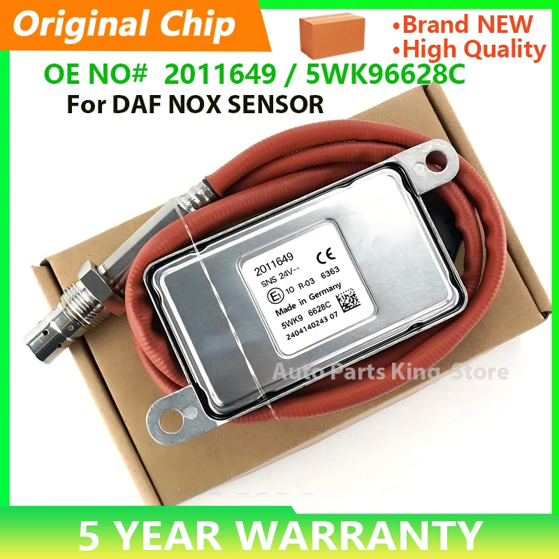 5WK96628C 2011649 Original New Nitrogen Oxide Sensor Nox Sensor 24V For Exhaust Systems Gas DAF Truck CF75 CF85 XF105 XF 1836060 view 3