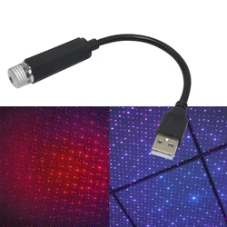 Mini led telhado do carro estrela luz da noite projetor atmosfera galáxia lâmpada usb decorativo ajustável para decoração do teto da sala do telhado automático