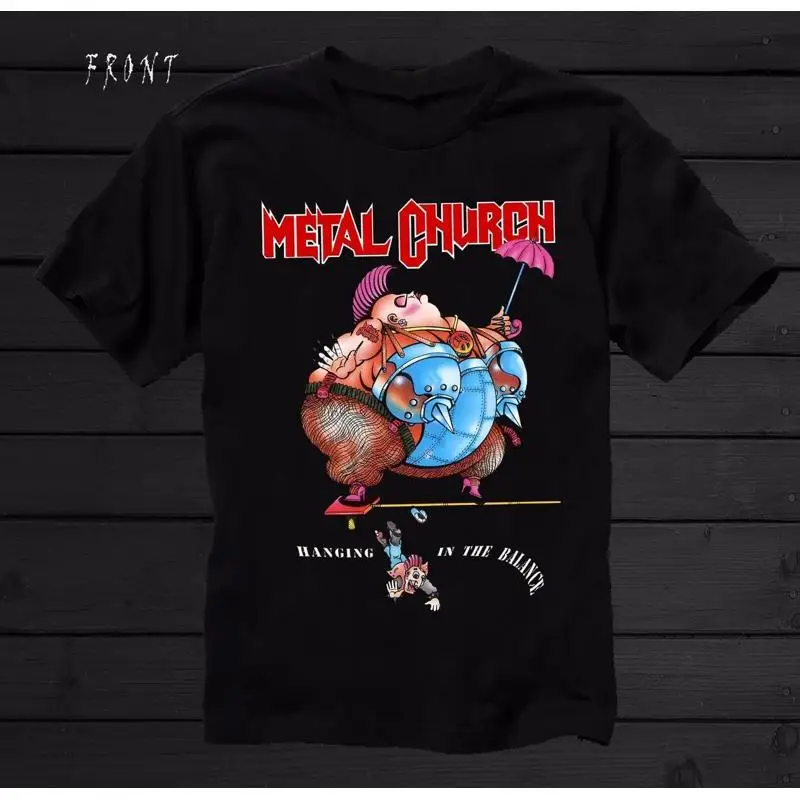 

METAL CHURCH Hanging in the Balance Cotton Black Full Size S 4XL T Shirt