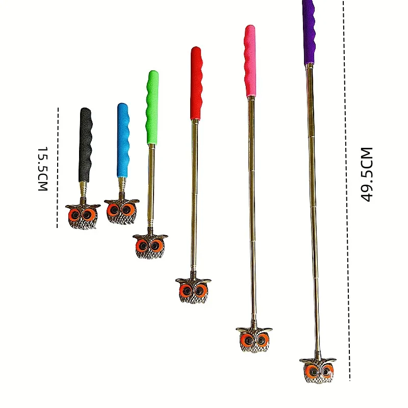 New Fashion Owl Itchy Scratching Stainless Steel Stretch Itchy Scratching Massager Old Man Le Itchy Scratcher Back Care