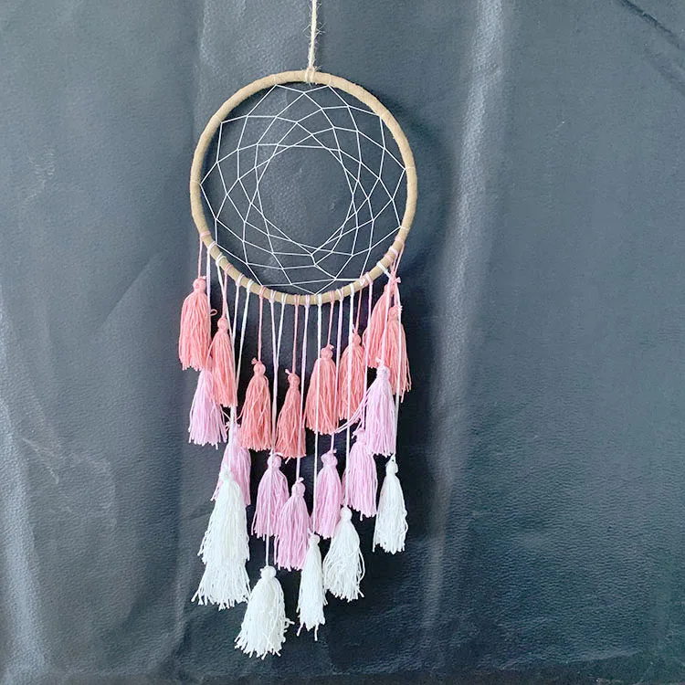 Bedroom living room nursery hand knitted handmade dream catcher girl gifts