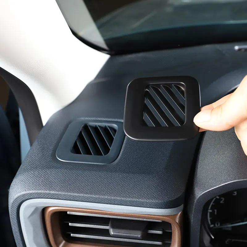 

Для ford Maverick 2022-2023 ABS матовая черная рамка для автомобильной приборной панели, кондиционера, выпускного отверстия, крышка, отделка, наклейка, автомобильные аксессуары