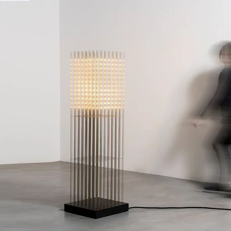 

Nordic Home Decor Light Cube Floor Lamp Used In Hotel Lobby And Living Room Bedroom Standard Lamp Indoor Lighting Luminaires