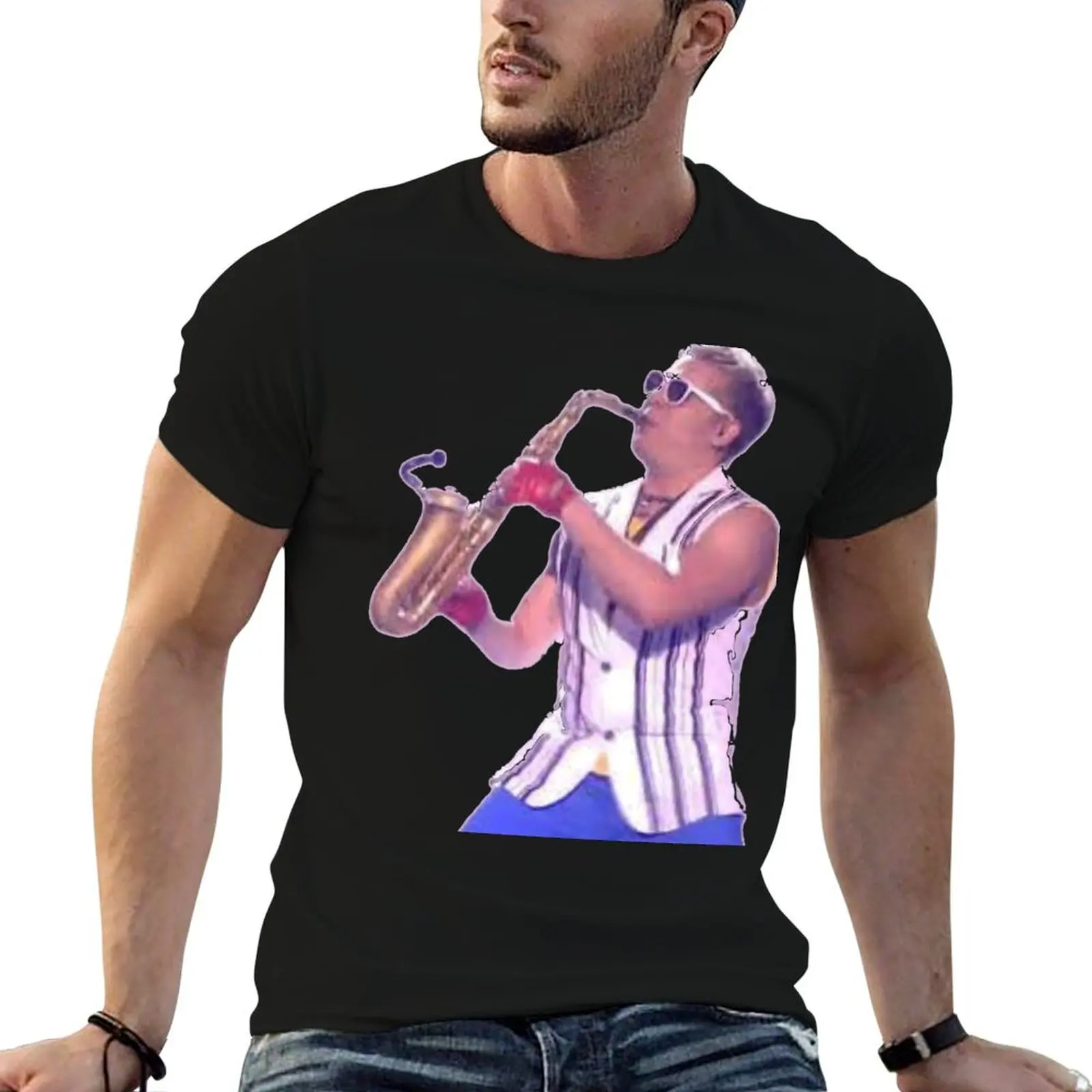 

Epic Sax Guy Sergey Stepanov 3 T-Shirt man t shirt heavy cotton t shirt man luxury T-Shirt