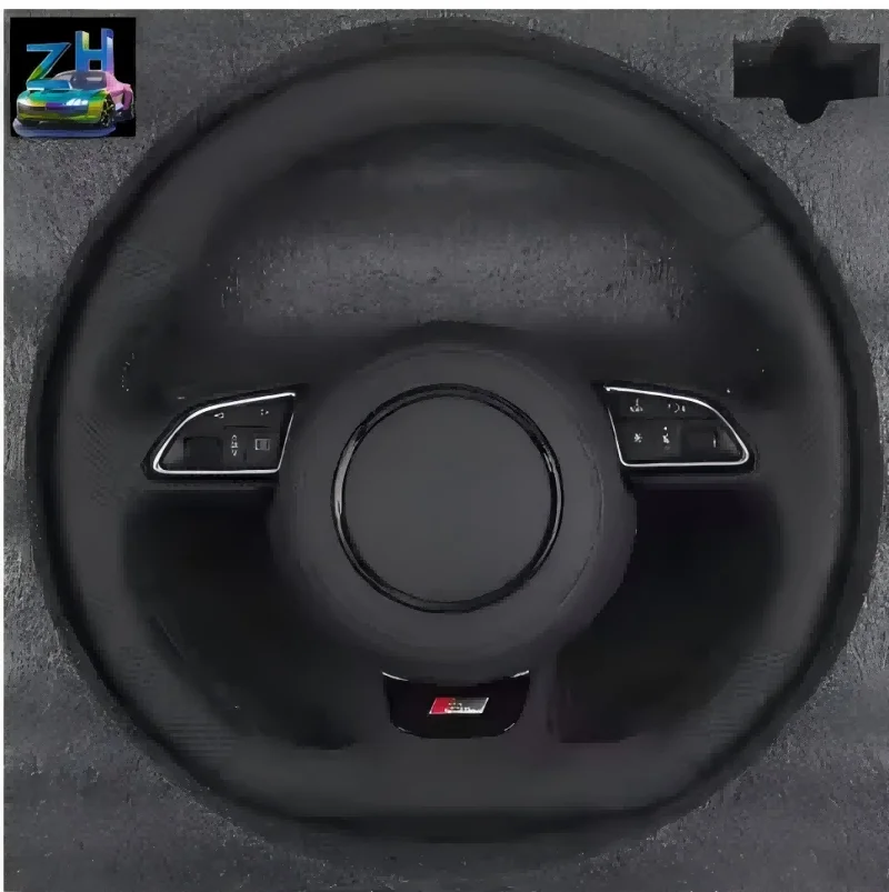 

Alcantara Leather Car Steering Wheel for Audi A4 A6 C7 A3 A4 B8 B9 S5 A5 Q5 RS A7 Q7 And Any Model