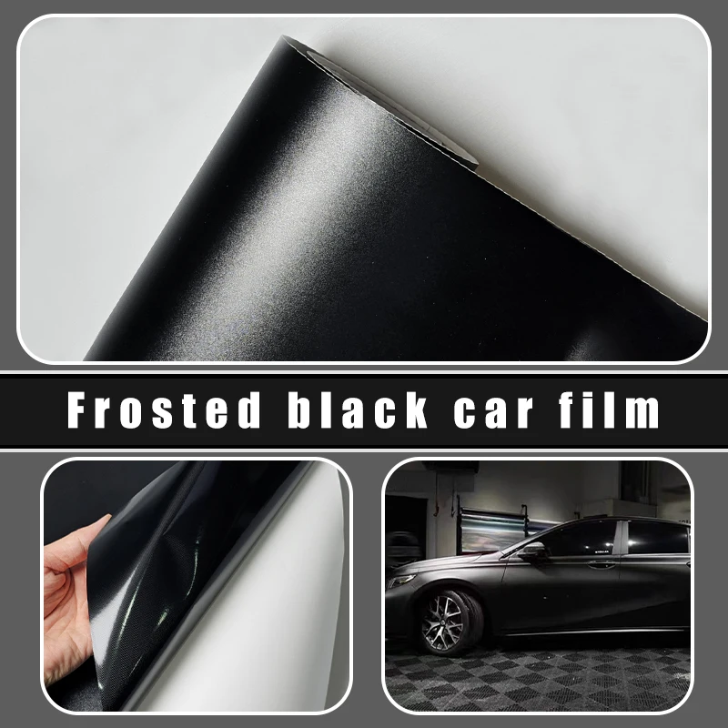 

High Quality Matte Black Stickers on Motorcycle Adhesive Vinyl Wrap Car Car Wrapping Film Motorcycles Sticker Covering Exterior