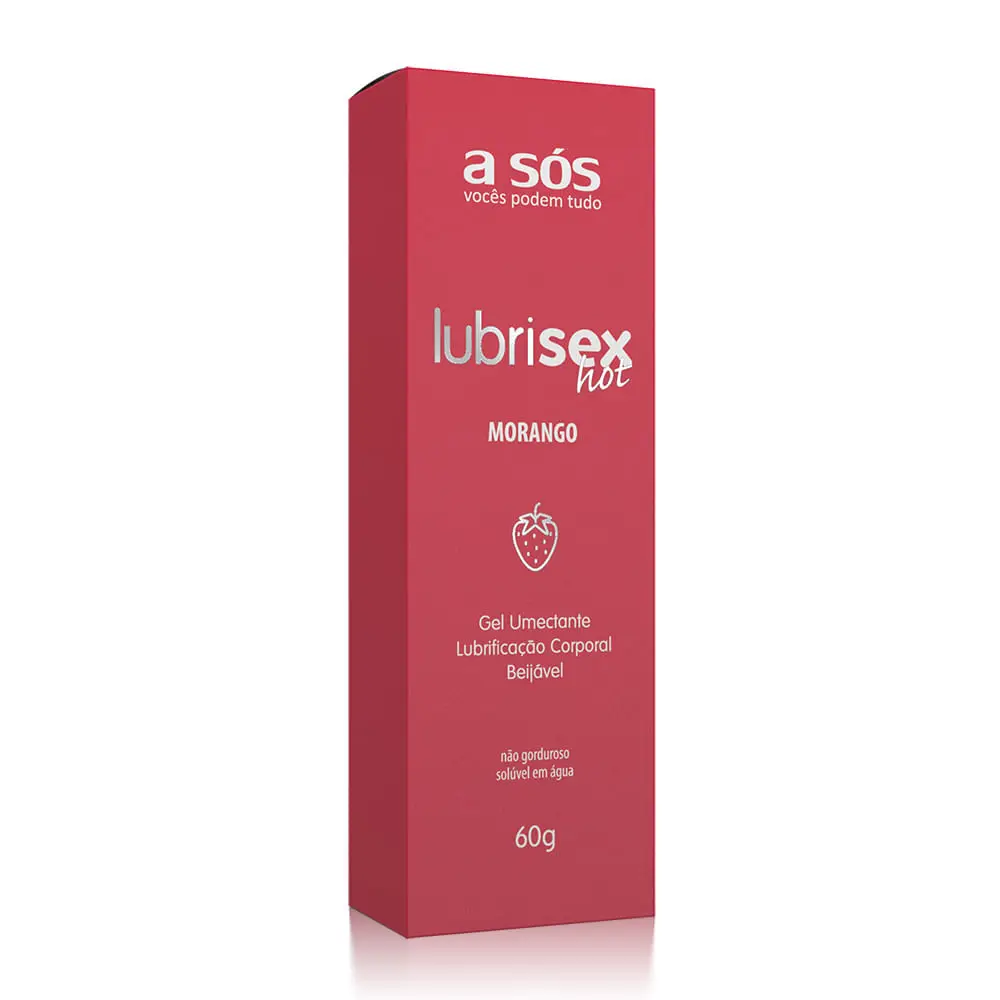 جل تشحيم Lubrisex Strawberry Hot Lubrisex - 60 جم