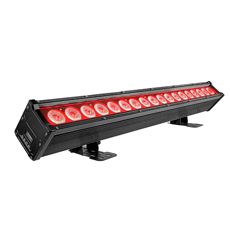 18x10W RGBW 4in1 IP65 Aluminum LED Pixel Light Bar Waterproof Wall Washer Outdoor Garden Landscape Flood Lamp