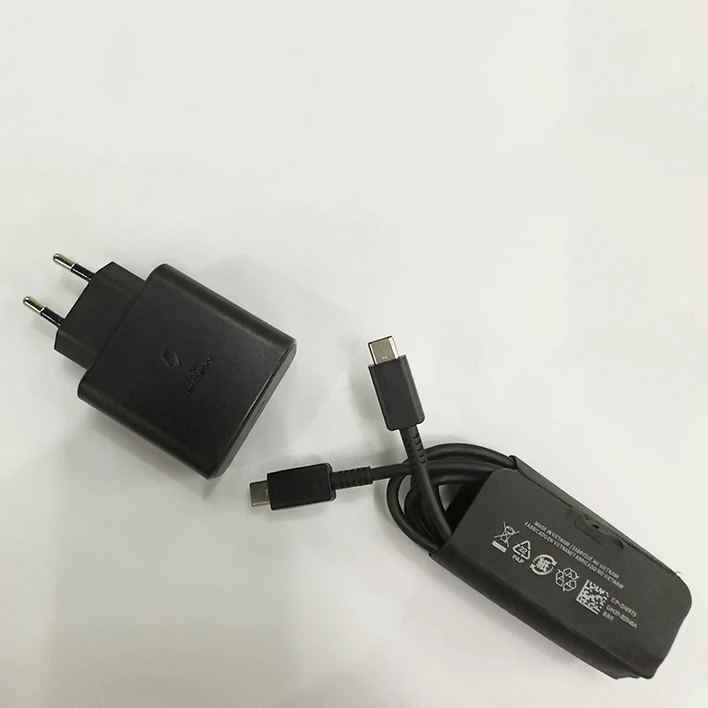 Originele Samsung Oplader 45W Supersnel Opladen EU/VS Adapter USB-C Samsung Galaxy S26 S25 S24 Ultra Plus S22 S23 S21 A56 A36 A57