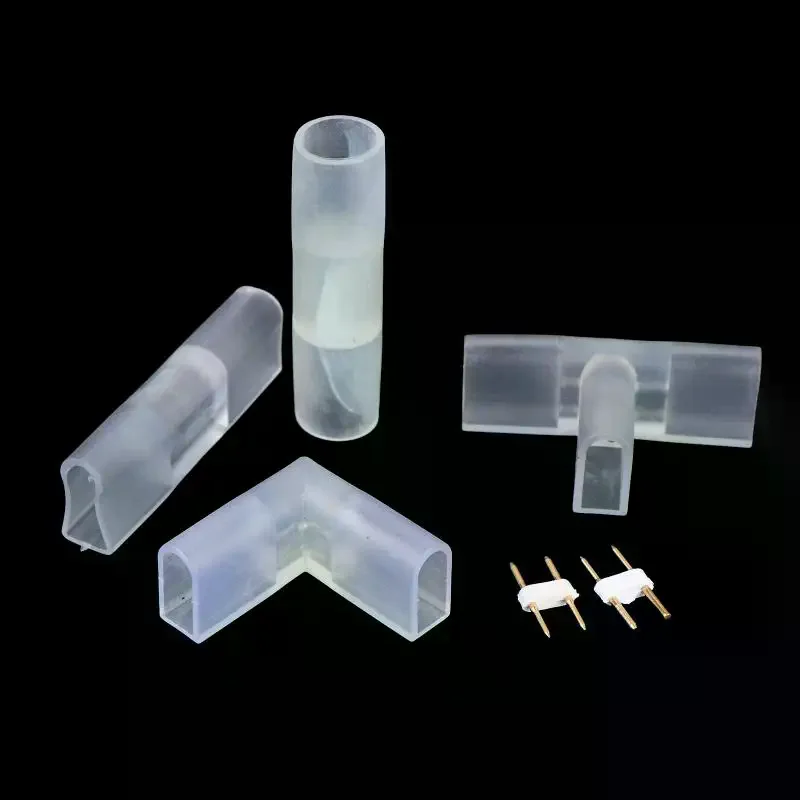 110V 220V LED Strip Light Connector Accessories I T L Shape 2Pin Connectors For RGB Neon Light Single Color LED Strip Link