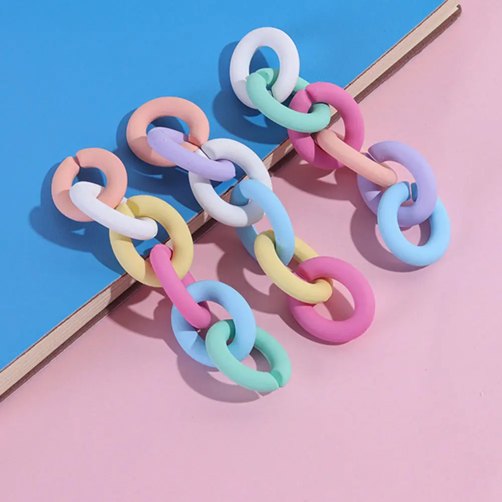 

20pcs Jewelry Accessories Durable Buckles for DIY Bracelets Diy Connecting Ring Phone Chain Keychain Beads