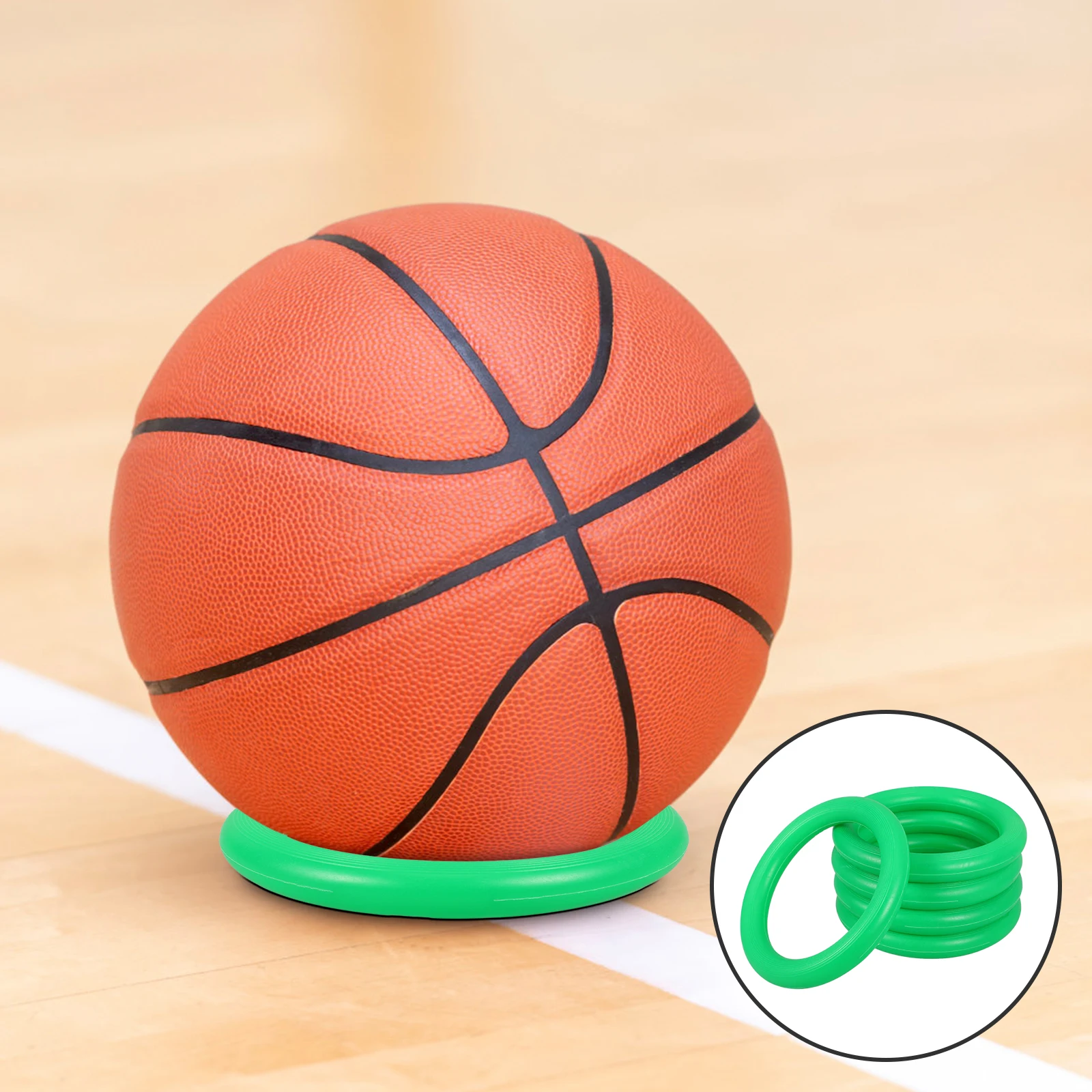 5 stücke Ball Display Ständer Pp Material Platzsparende Basketball Fußball Basen Volleyball Unterstützt Fußball Ständer Kunststoff