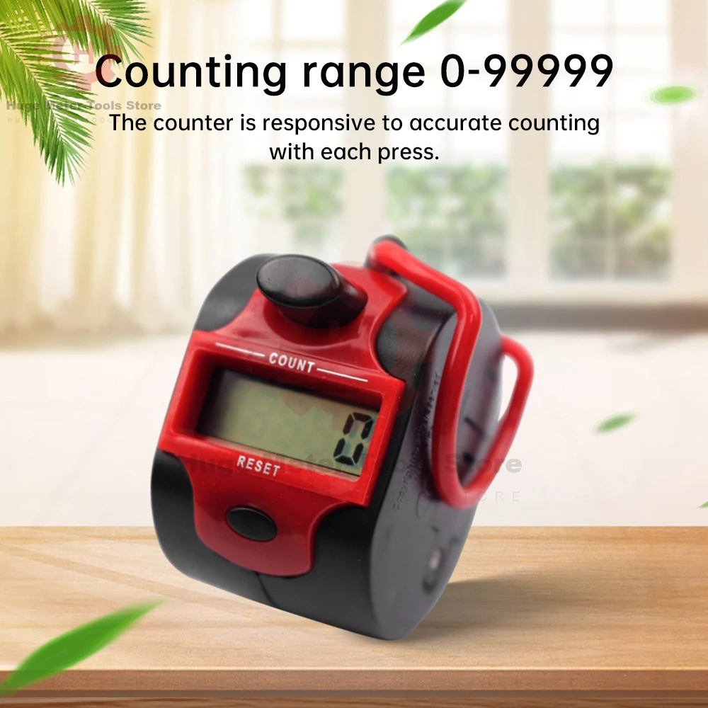 Handheld 5 Digital Tally Counter Mechanical Manual Palm Clicker Number Count Assorted Tally Counter Number Count