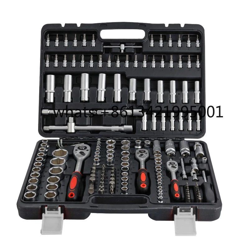 171 Pcs Socket Wrench Set Motor cars repair Ratchet Wrench socket set Combination tool kit