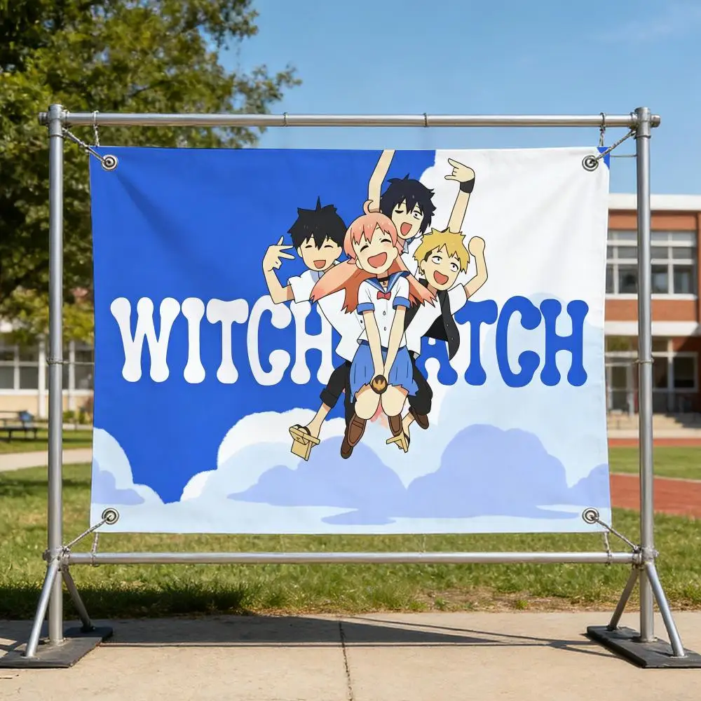 Anime Witch Watch Flags Specialized for indoor and outdoor home decorations, outdoor camping, and bar parties