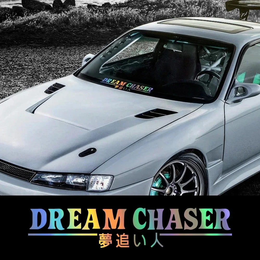 Car Creative Dream Chaser Decor Sticker for Windshield Window Bumper Hood Body Side Vinyl Decor Decal Auto Tuning Accessories