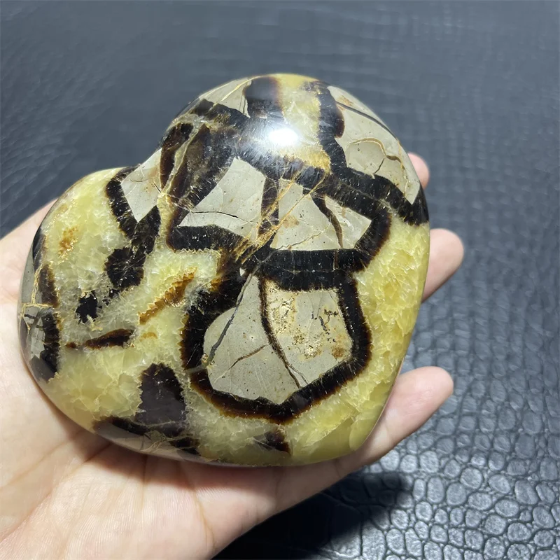 620g Natural Septarian heart stones quartz mineral healing gemstones