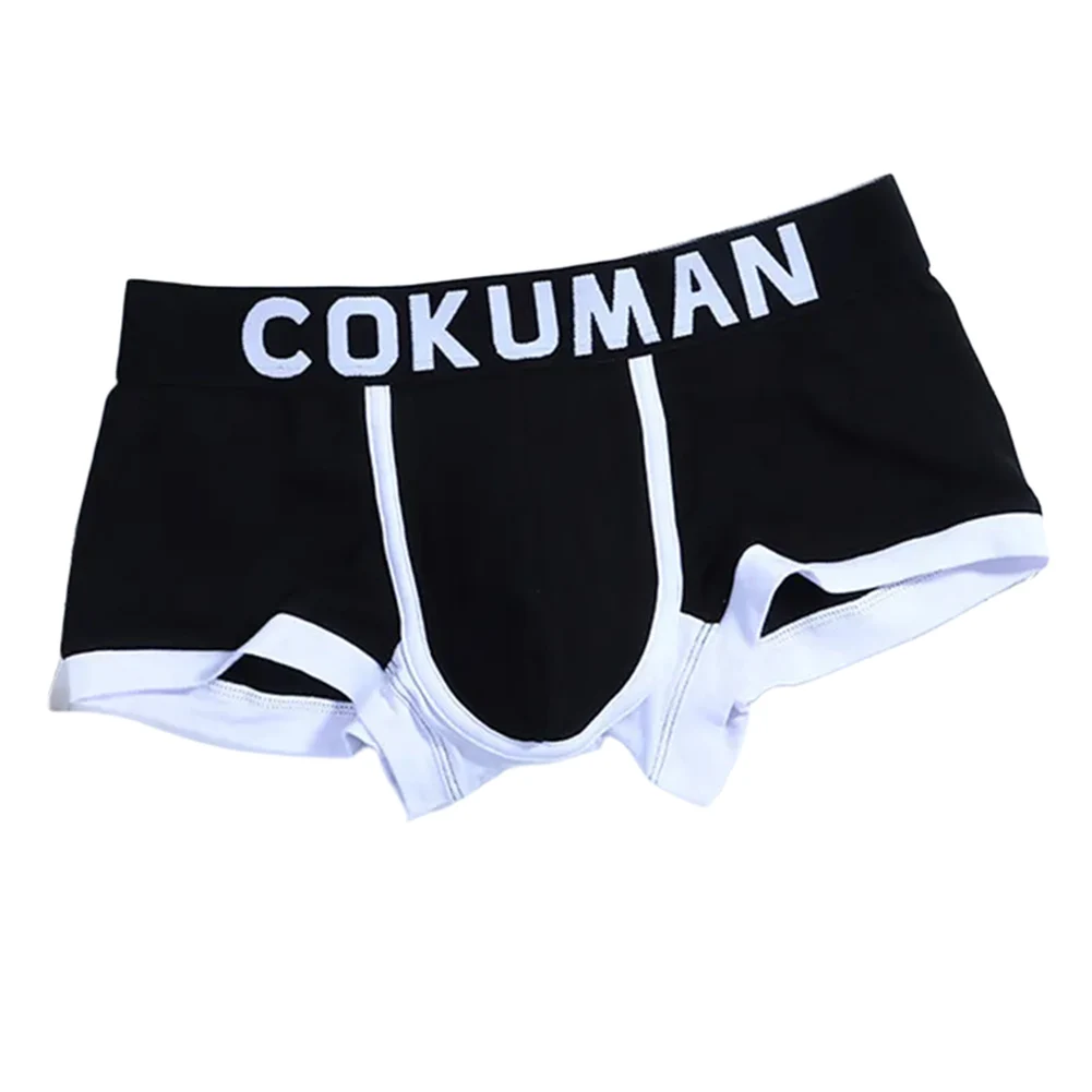 

Comfortable Cotton Trunk Underwear Breathable Shorts Cotton Underwear Active Wear Classic Theme Comfortable Fit