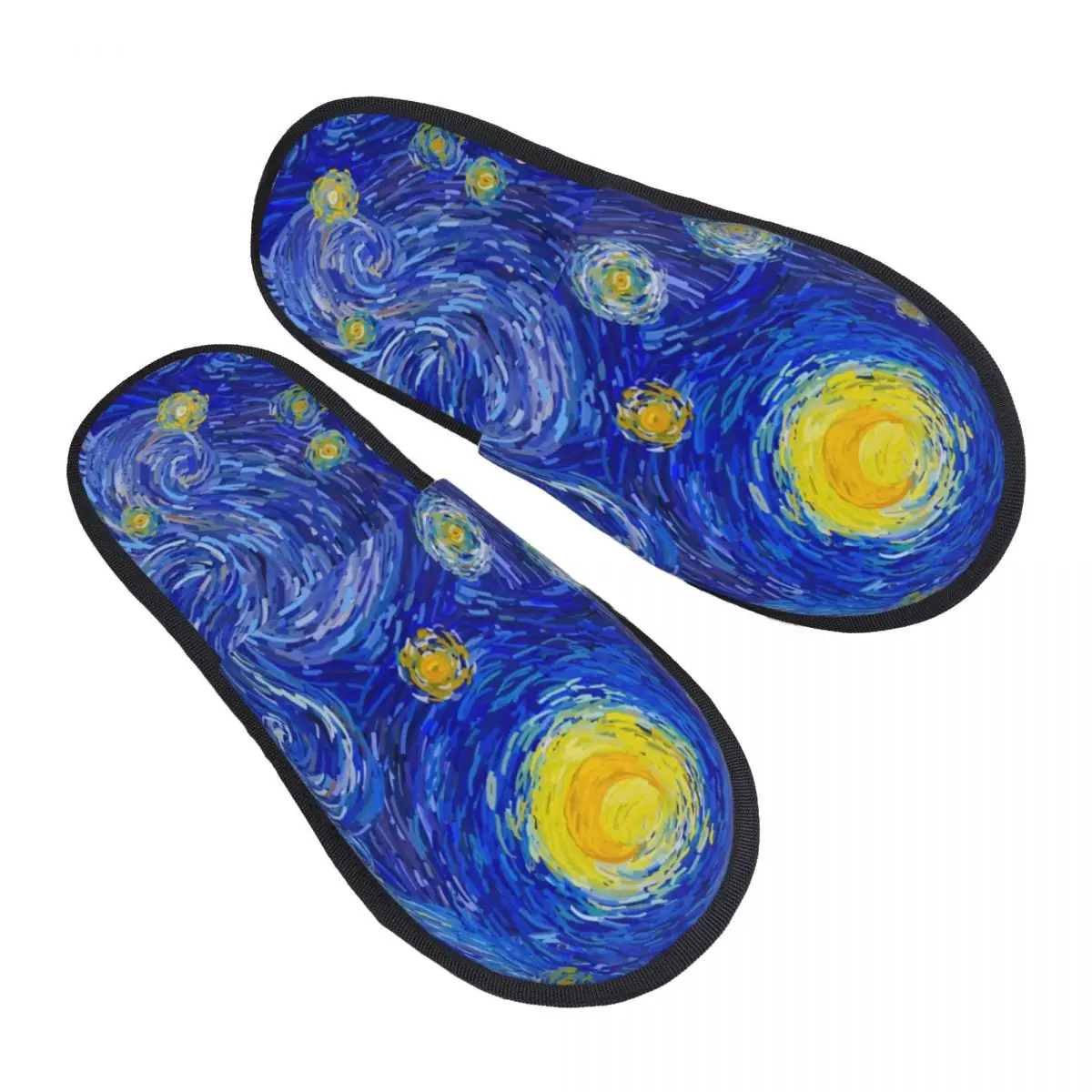 

Ван Гог, домашние тапочки «Звездная ночь», уютные теплые пушистые тапочки из пены с эффектом памяти, женская домашняя уличная обувь с принтом на заказ