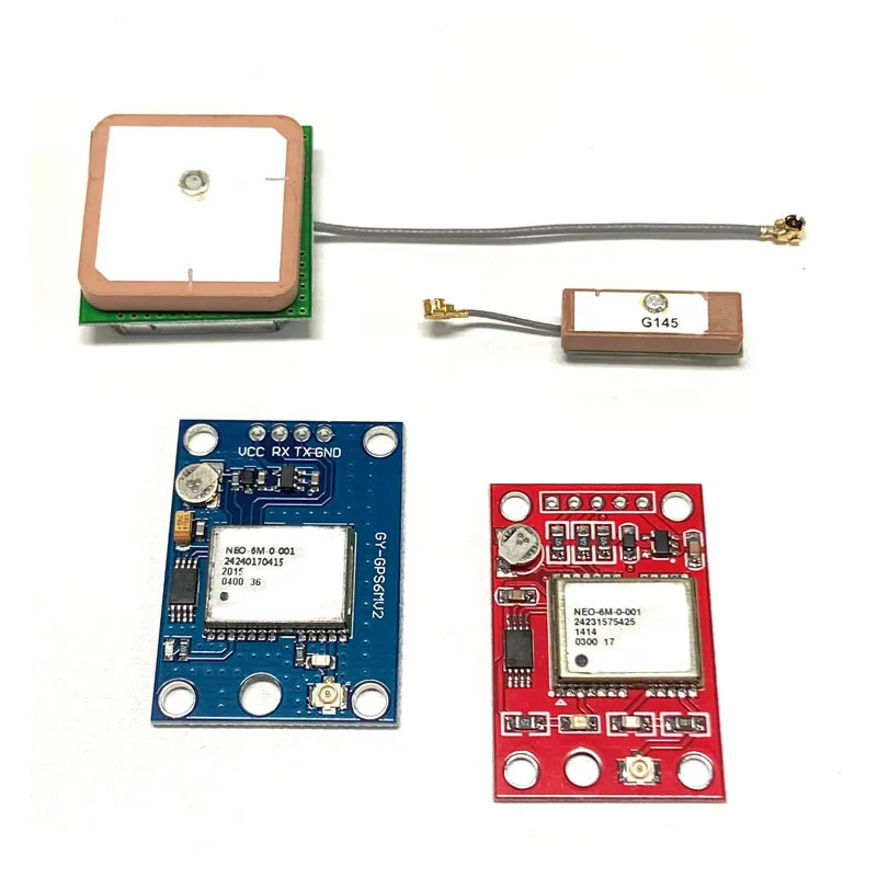 GY-NEO6MV2 NEO6MV2 Flight Control GPS Module New With EEPROM MWC APM2.5 Flight Control Large Antenna Red Blue