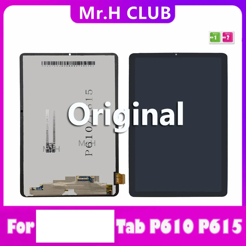 Display For Tab S6 Lite LCD SM-P610 SM-P615 SM-P615N SM-P617 P613 P619 Tablet Screen Replacement Touch Digitizer LCD  Assembly