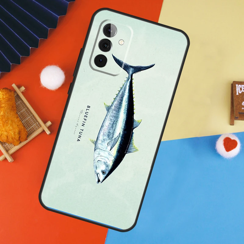 Bluefin Tuna Cover For Samsung Galaxy A15 A25 A35 A55 A52 A32 A12 A14 A34 A54 A51 A71 A53 A33 A13 Case