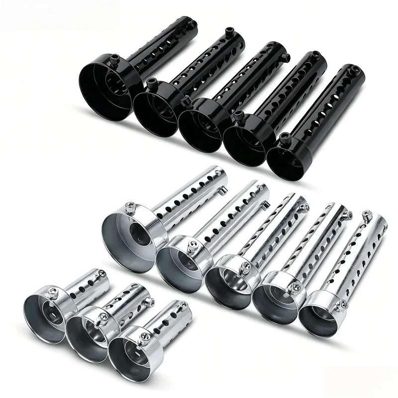 For Akrapovic SC 35mm 42mm 45mm 48mm 60mm Universal Exhaust Muffler Adjustable DB Killer Reduce Noise Sound Eliminator