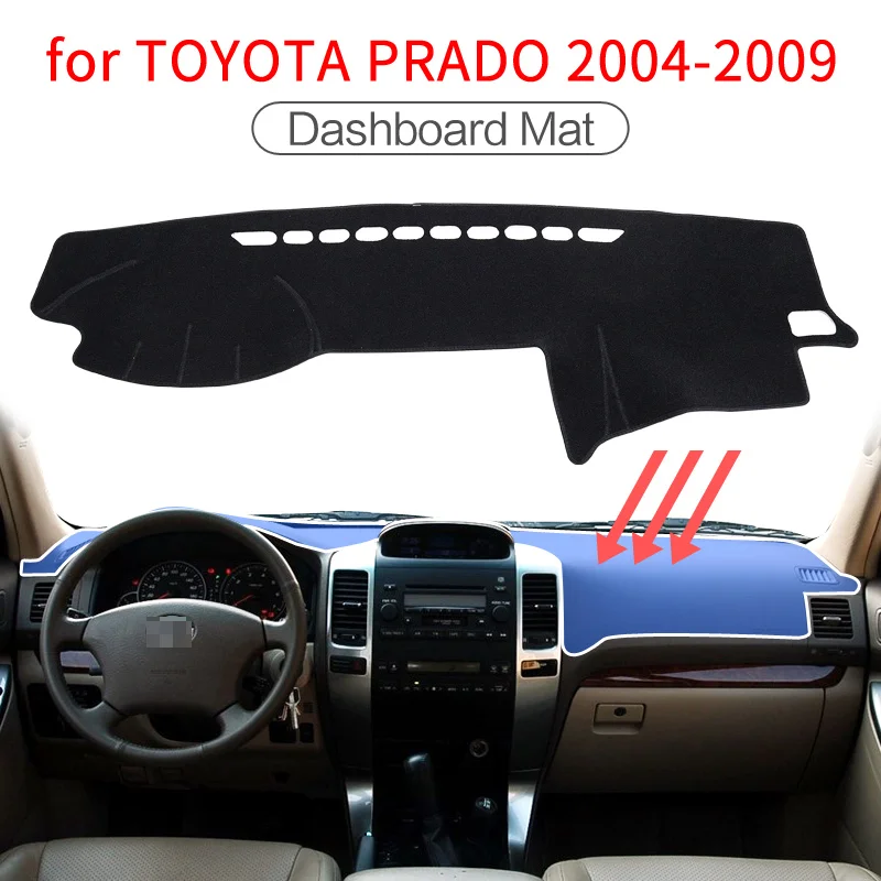 

for Toyota Land Cruiser Prado J120 2003-2009 Car Dashboard Mat Sunshade Protective Carpet Dash Mat Dashmat Accessories