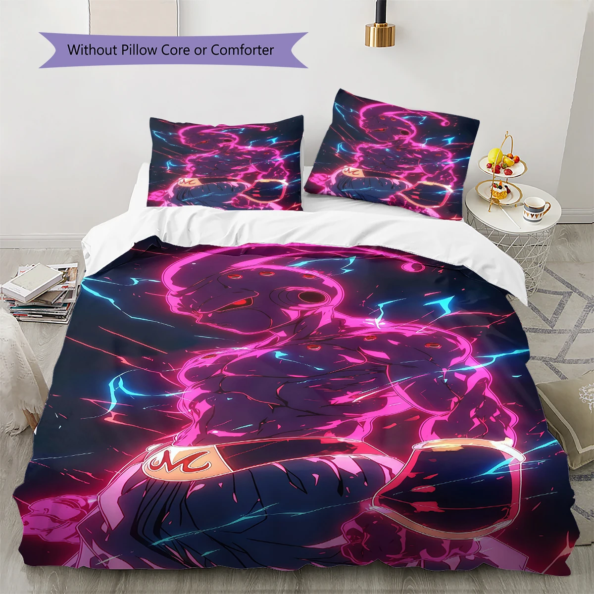Dragon Ball Majin Buu Soft Comfortable Duvet Cover, Kids Bedding Gift,Size Different Options-HE13