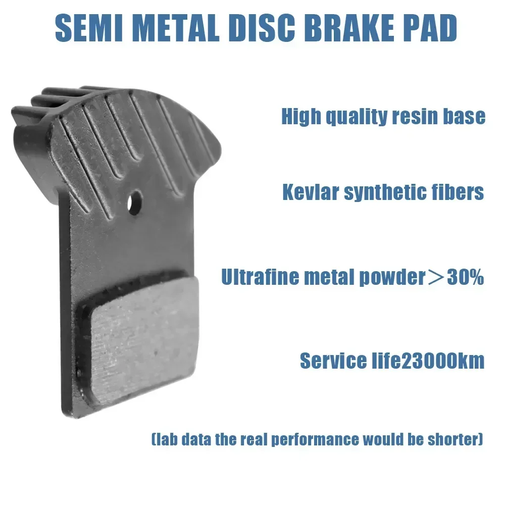 Semi-Metallic Hydraulic Disc Brake Pads for ZERO 10X 11X for VSETT 10 for Kugoo G1 for Dualtron Spider Max Storm Thunder Scooter