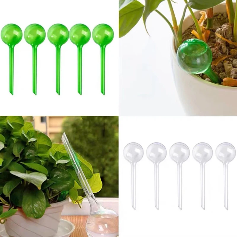 Practical PVC Travel House Plant Bulb Shape Waterer Globes Irrigation Patio Lawn Garden Pot Cans Automatic Self Watering Dropper