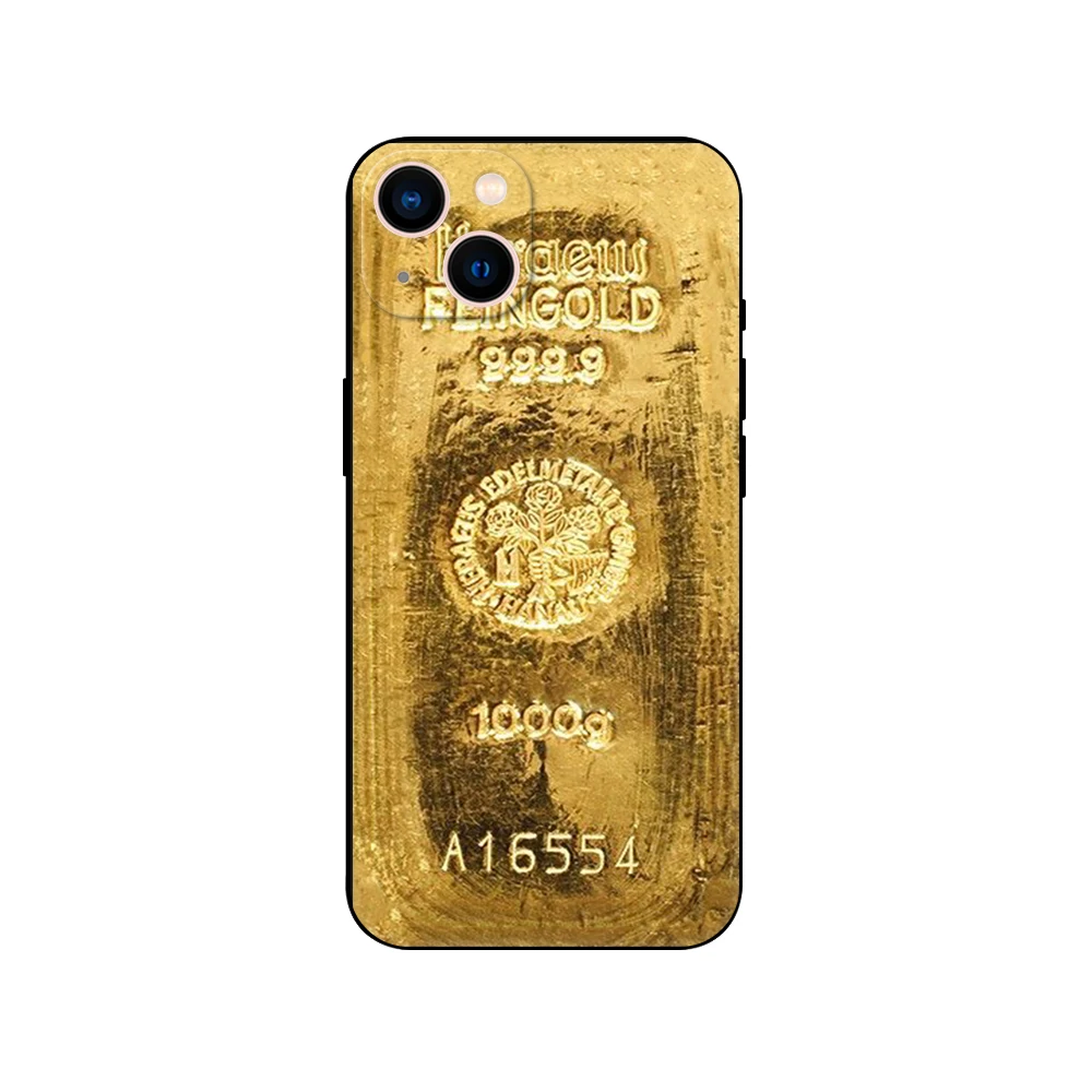 Fine Gold ，phone case for iphone，14 5s 2020se 6 6s 7 8 plus x 10 XR XS 11 12 13 mini pro MAX soft black tpu back cover