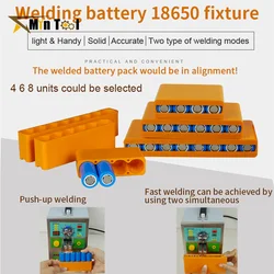 18650 dispositivo fisso per batteria per saldatura a punti dispositivo per batteria a saldare batteria al litio batteria a supporto fisso utensile elettrico