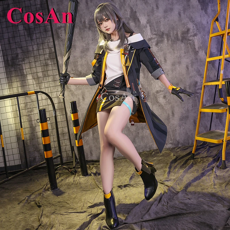 

CosAn Game Honkai: Star Rail Trailblazer Stelle Cosplay Costumes Elegant Gorgeous Battle Uniform Halloween Role Play Clothing