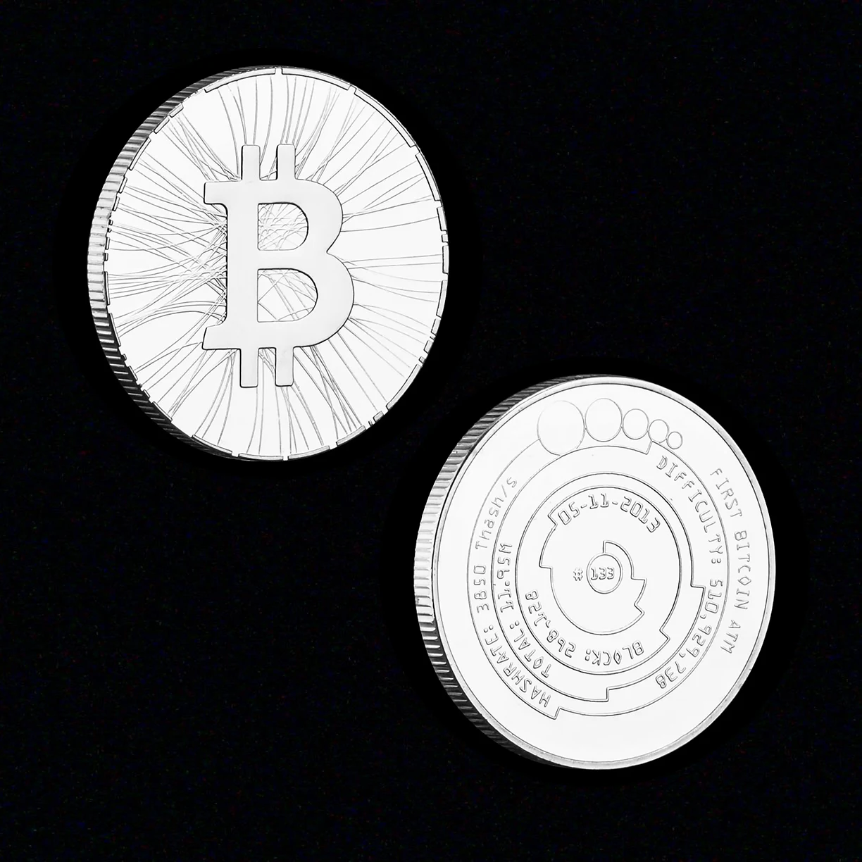 SOLANA عملات تذكارية هدايا إبداعية مطلية بالذهب والفضة عملات بيتكوين قابلة للجمع لتزيين المنزل
