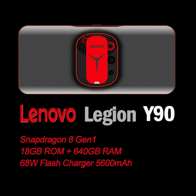 Original lenovo legion Y90 5G smartphone Snapdragon 8 Gen1 68W flash  charger 5600mAh gaming phone 6.92