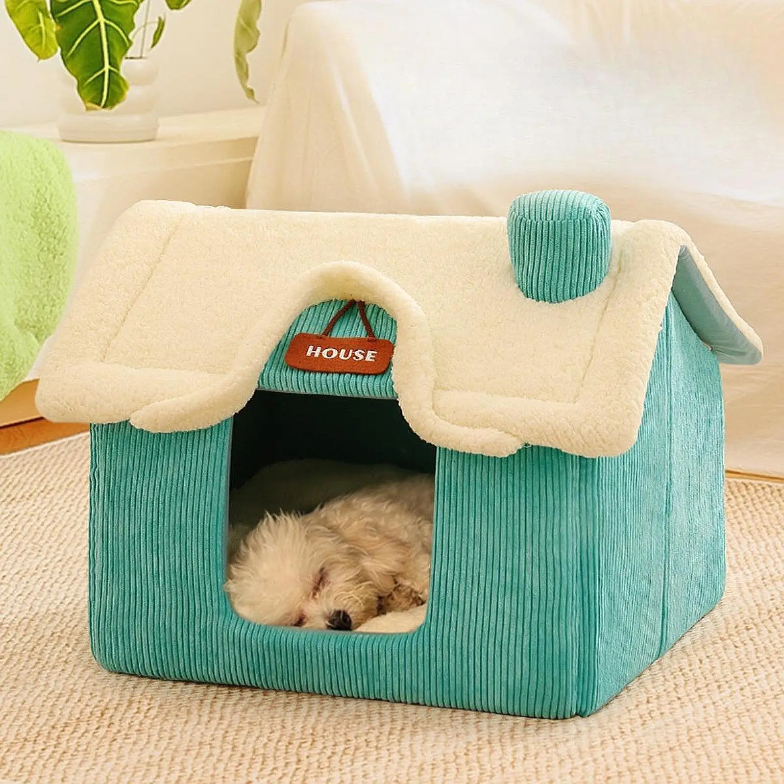 Кровать для кошек Snooze Kennel Cat Hideaway Уютный успокаивающий щенок Пещера Собака Кошки Щенок