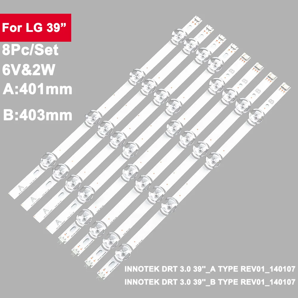 Tira de luz de fundo LED para LG Lnnotek Drt 3.0, 39 \