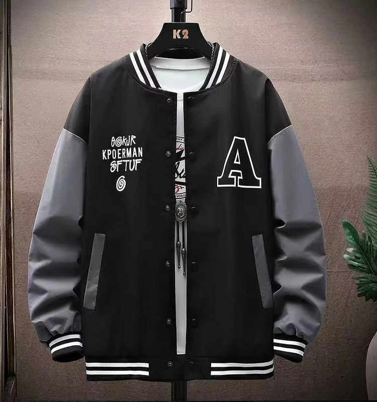 

Облегающее американское бейсбольное джинто, мужское летнее и осеннее тонкое пальто с принтом, трендовое повседневное пальто для пар, полиэфирная ткань, ветер...