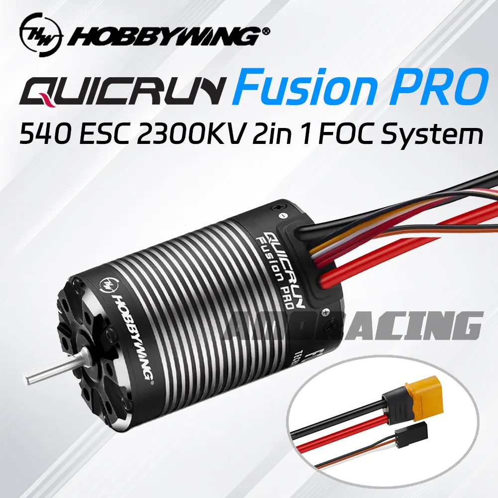 Hobbywing QuicRun Fusion PRO 2 in 1 Combo Brushless Motor 2300KV 1800KV Cool Running Waterproof Crawler Buggy Cars Parts