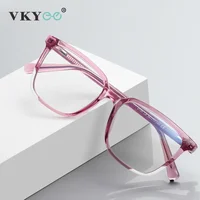 VICKY nuevo en gafas cuadradas de grado de miopía para mujer, gafas graduadas personalizadas, gafas de lectura informales antiluz azul 2135