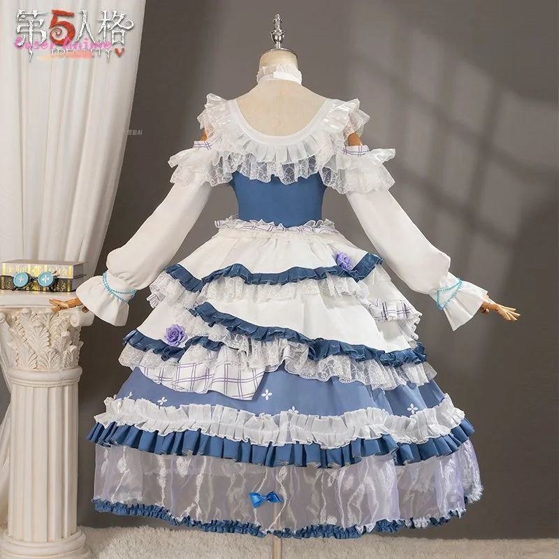 لعبة الهوية V إيما وودز أزياء تنكرية موحدة لحفلة الهالوين للنساء والرجال دعائم الكرنفال