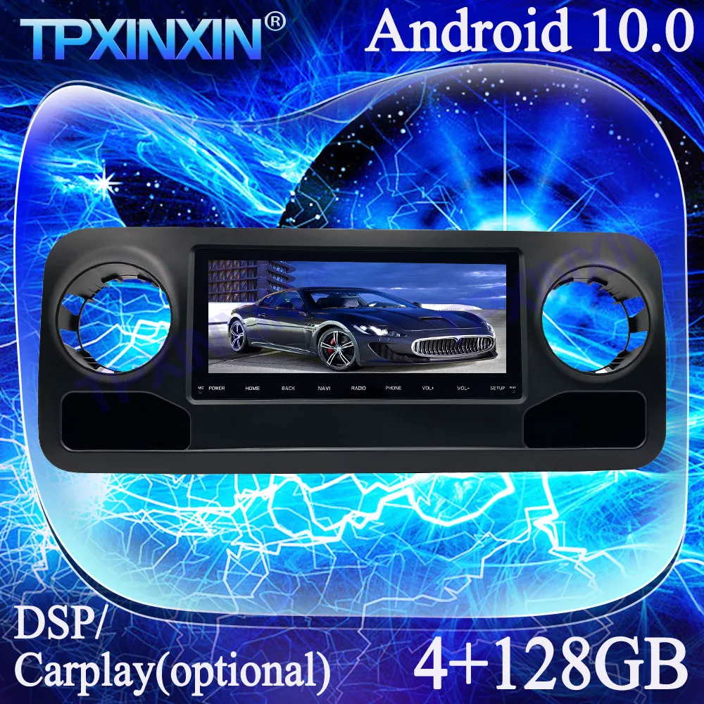 

2 Din Android 9. 0 8 + 10,0G для Benz Spinway Sprinter 128-2019 мультимедийный плеер стерео GPS Navi автомобильное радио головное устройство DSP Carplay