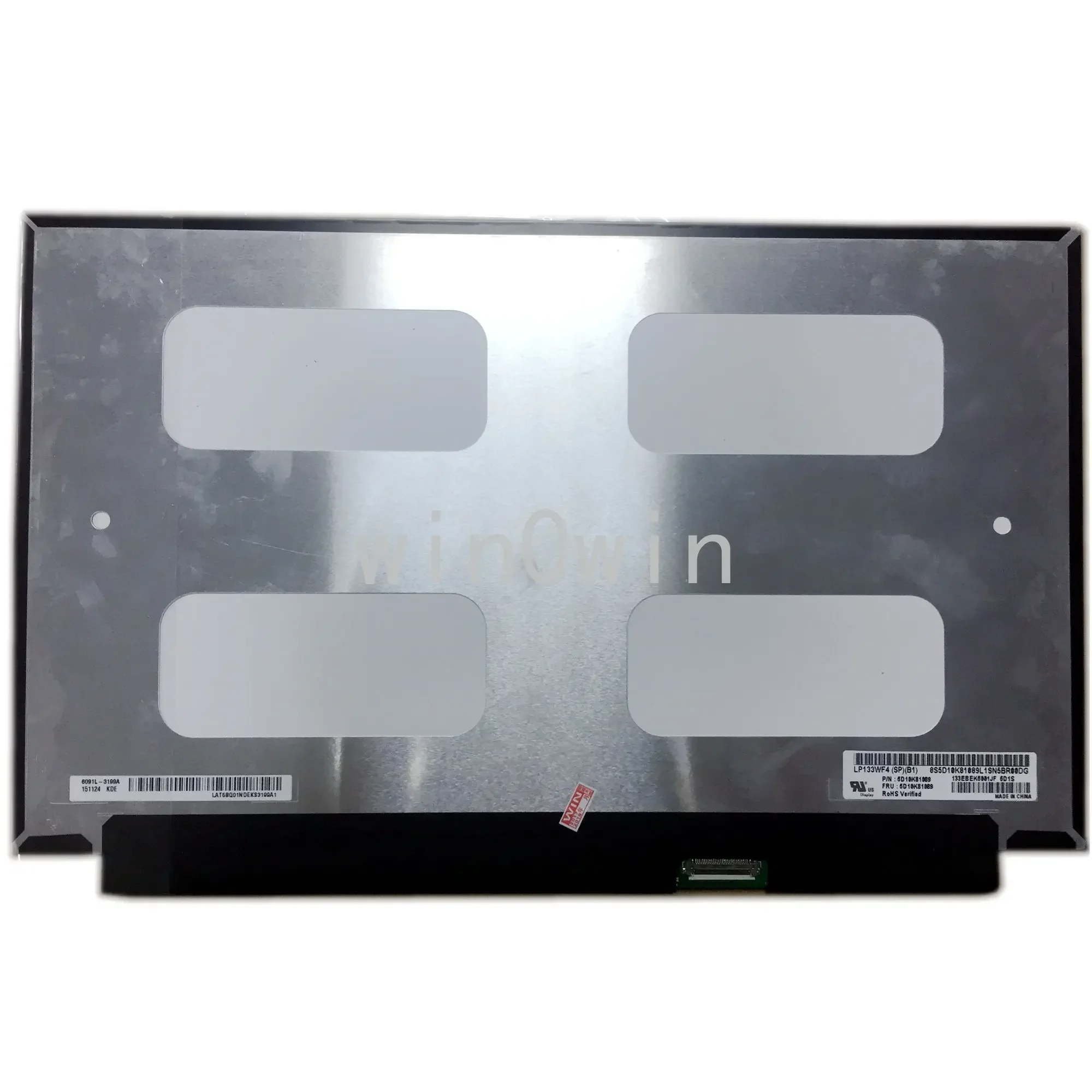 LP133WF4 SPB1 IPS EDP 30 Pin 1920X1080 IPS Display Panel Replacemen