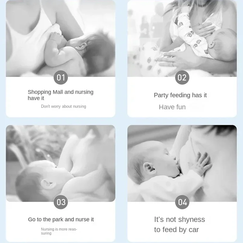 多機能授乳カバー,ベビーフィーディングカバー,調節可能なプライバシーエプロン,屋外介護用布